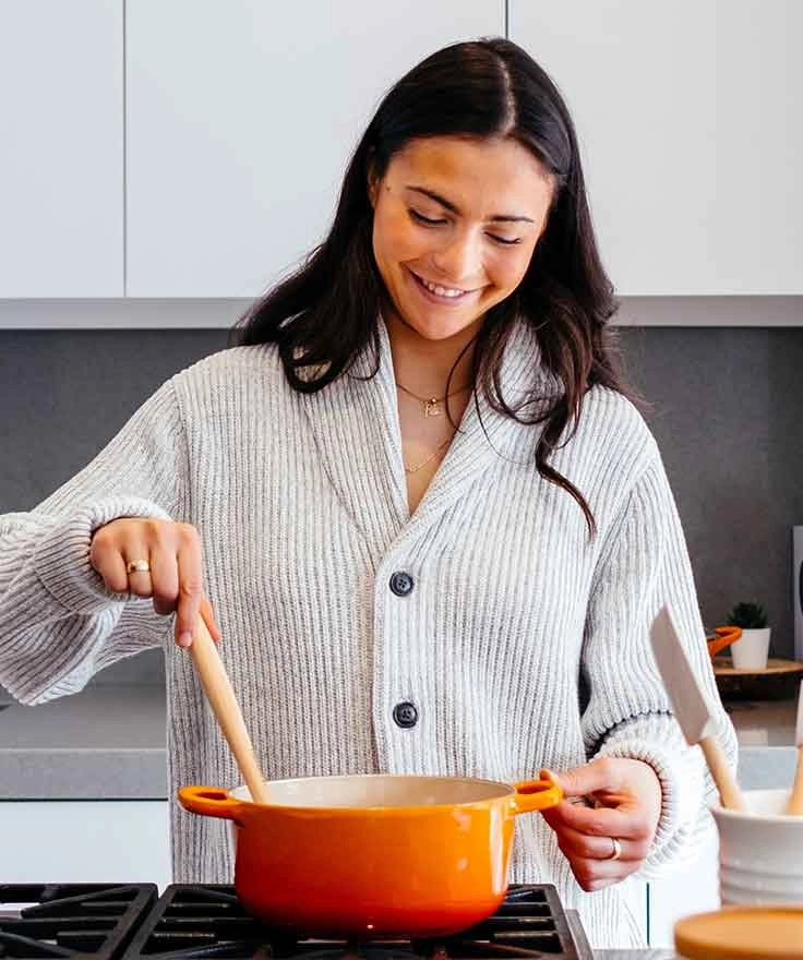 Woman Cooking