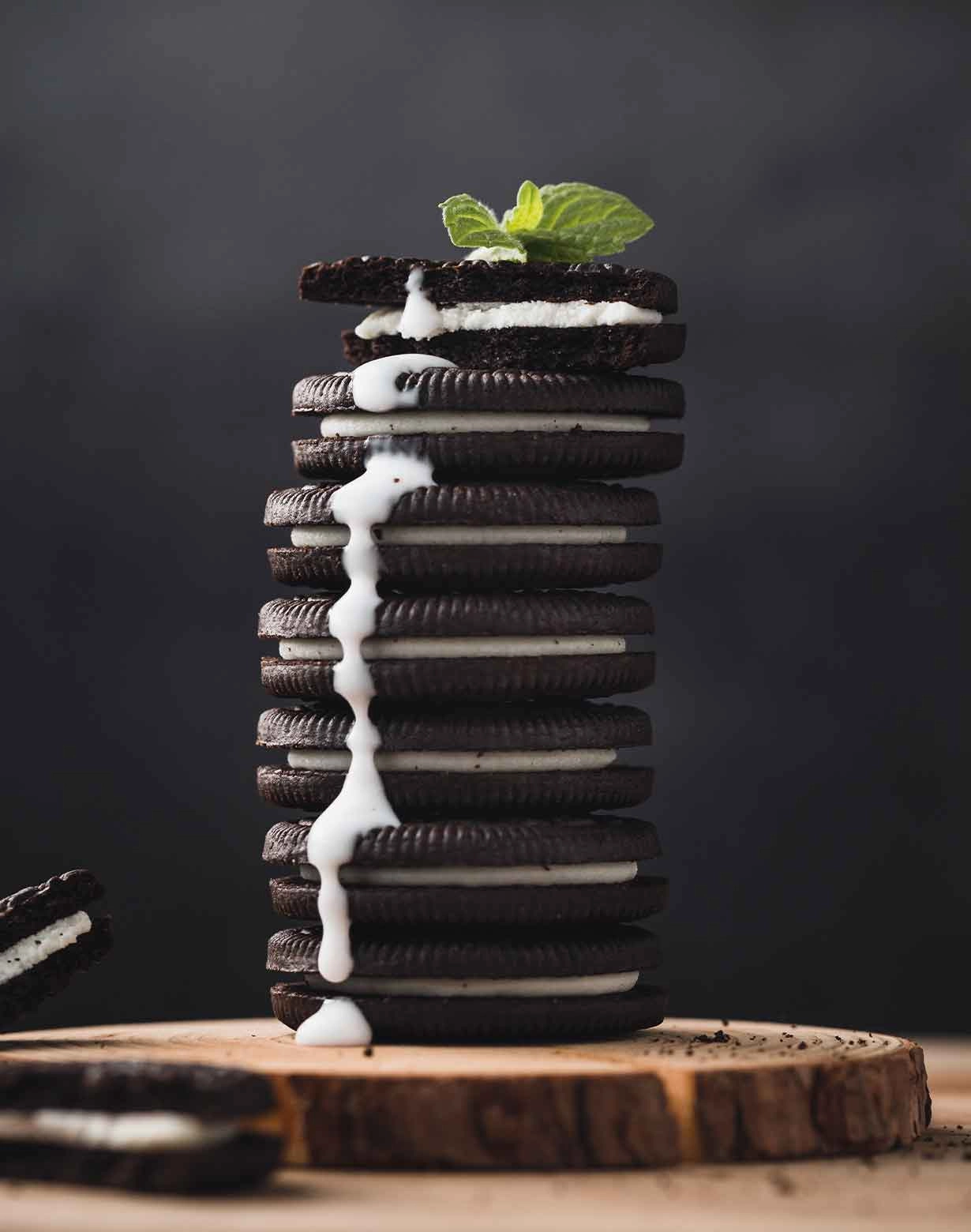 Oreo Stack With Cream